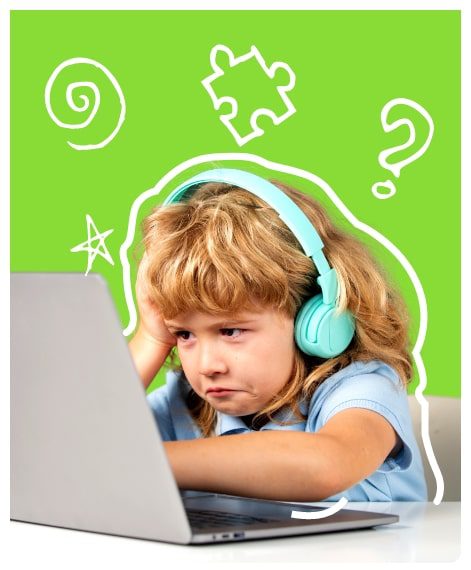 Student using a MagiCore Academy virtual field trip to ancient egypt